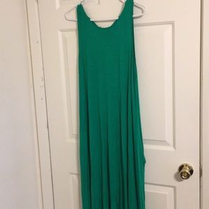 Final Drop- Green maxi dress- with pockets!